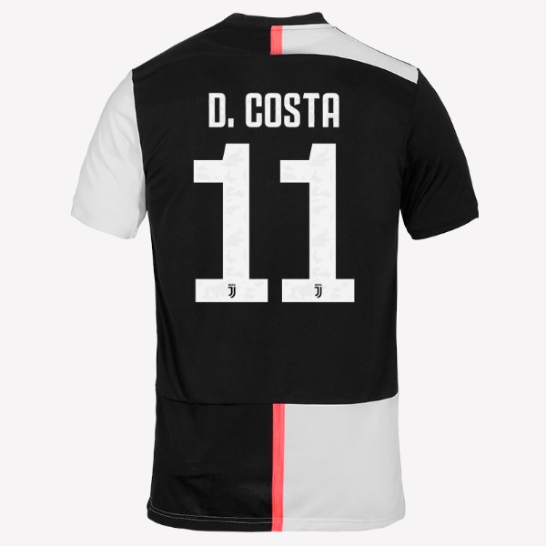 Camiseta Juventus NO.11 D.Costa Primera equipación 2019-2020 Blanco Negro